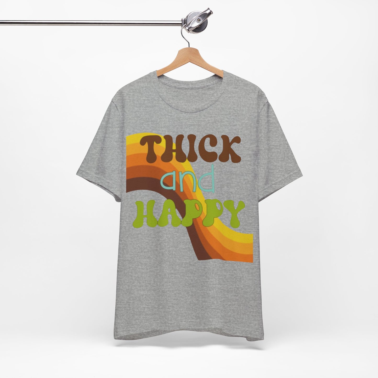 Thick and Happy Retro 1 Short Sleeve Tee