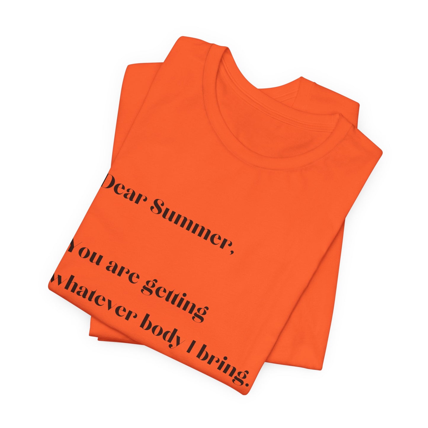 Summer Body Short Sleeve Tee