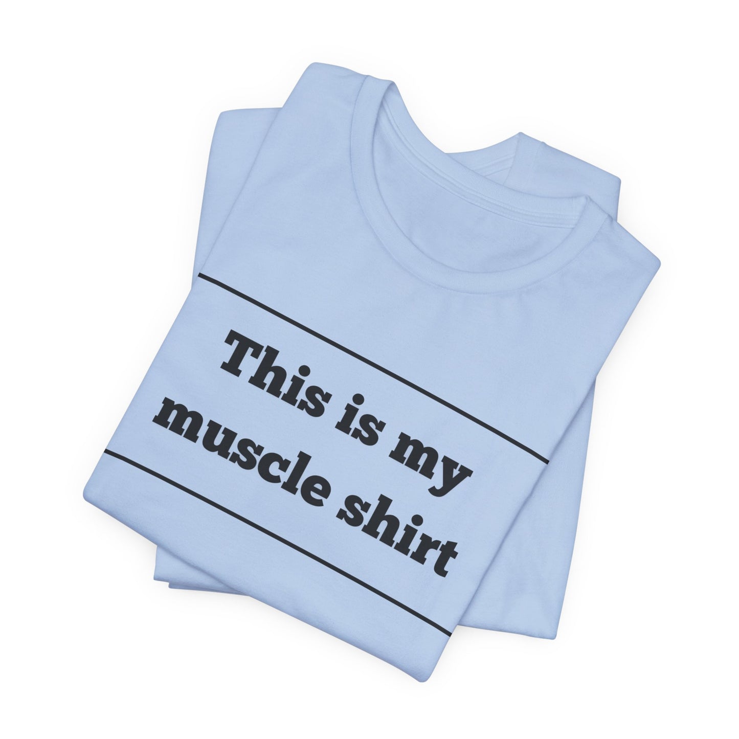 Muscle Shirt BLK Short Sleeve Tee