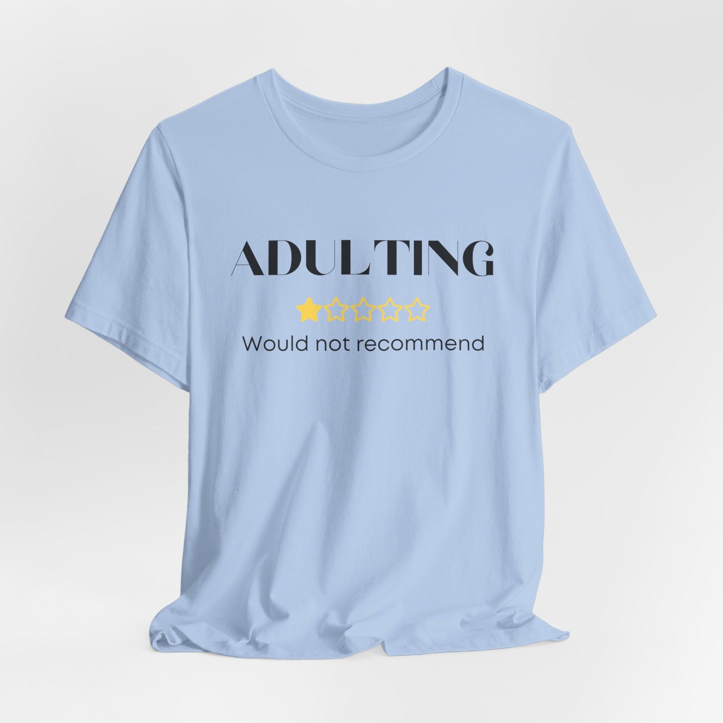 Adulting Unisex Jersey Short Sleeve Tee