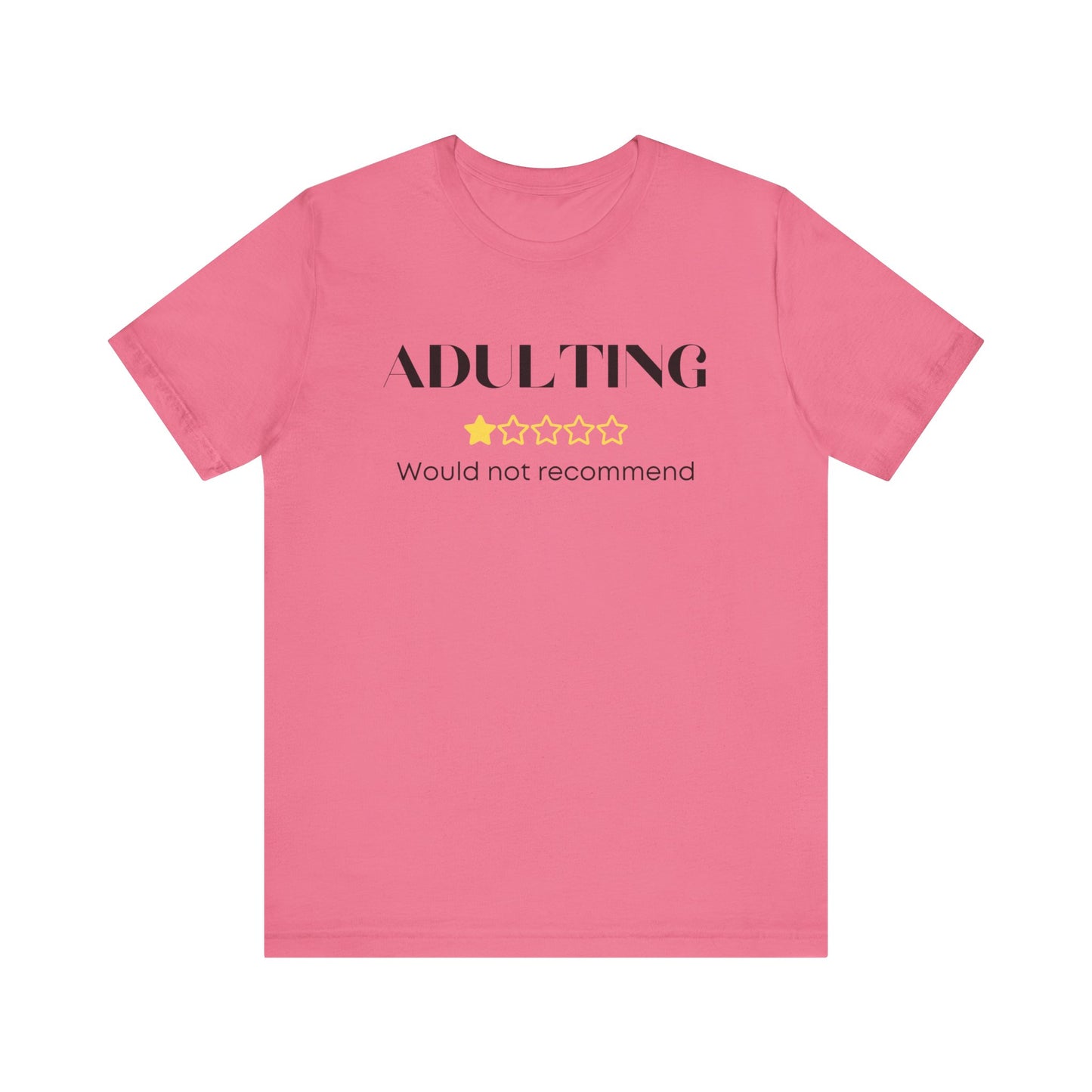 Adulting Unisex Jersey Short Sleeve Tee