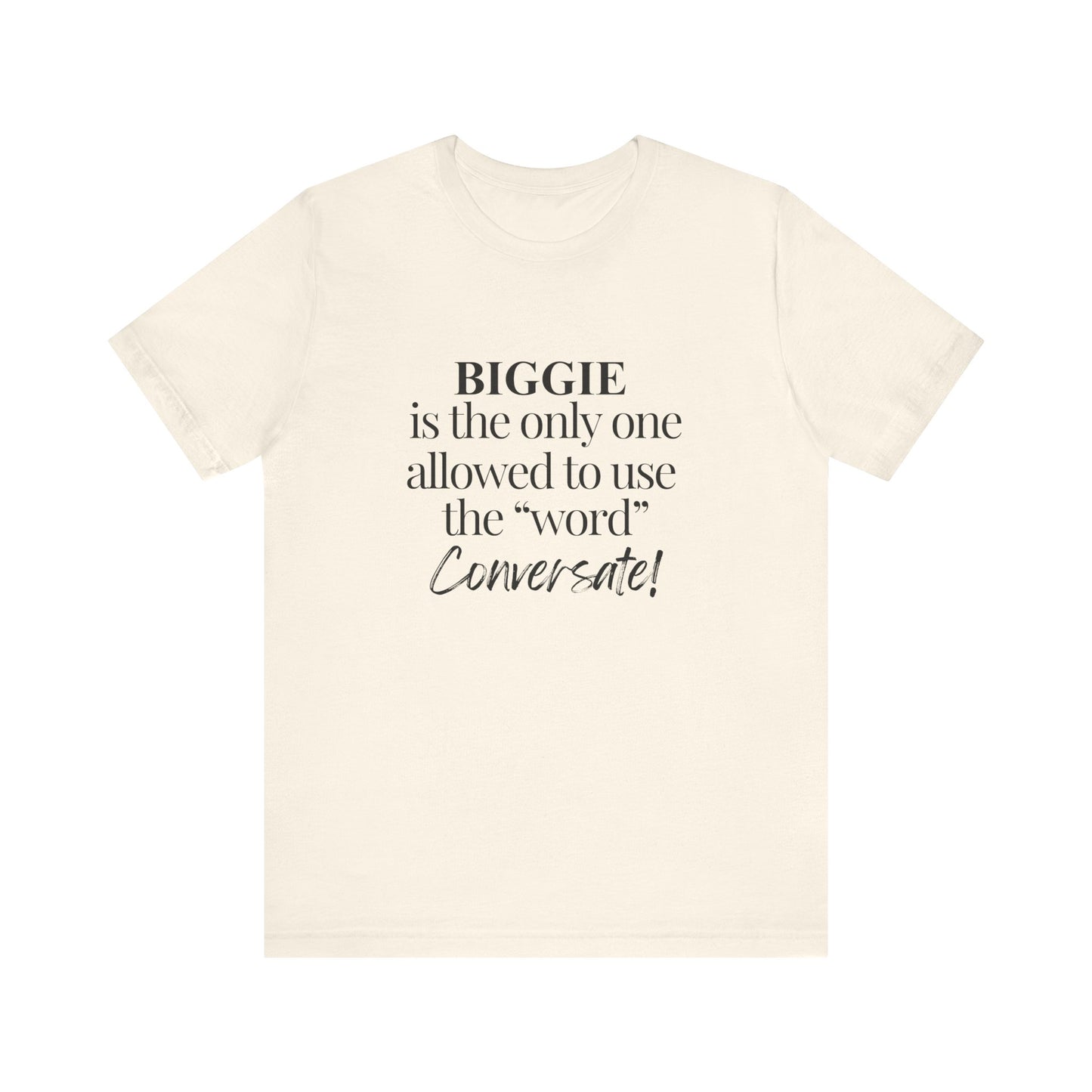 Conversate BLK Unisex Short Sleeve Tee