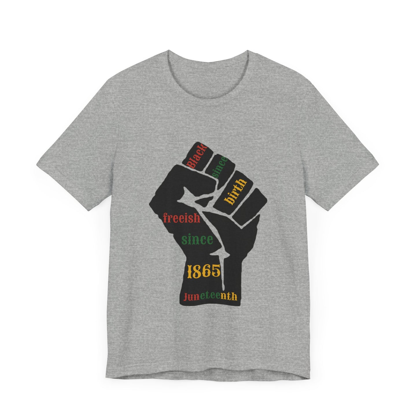 Black Fist Juneteenth Unisex Jersey Short Sleeve Tee