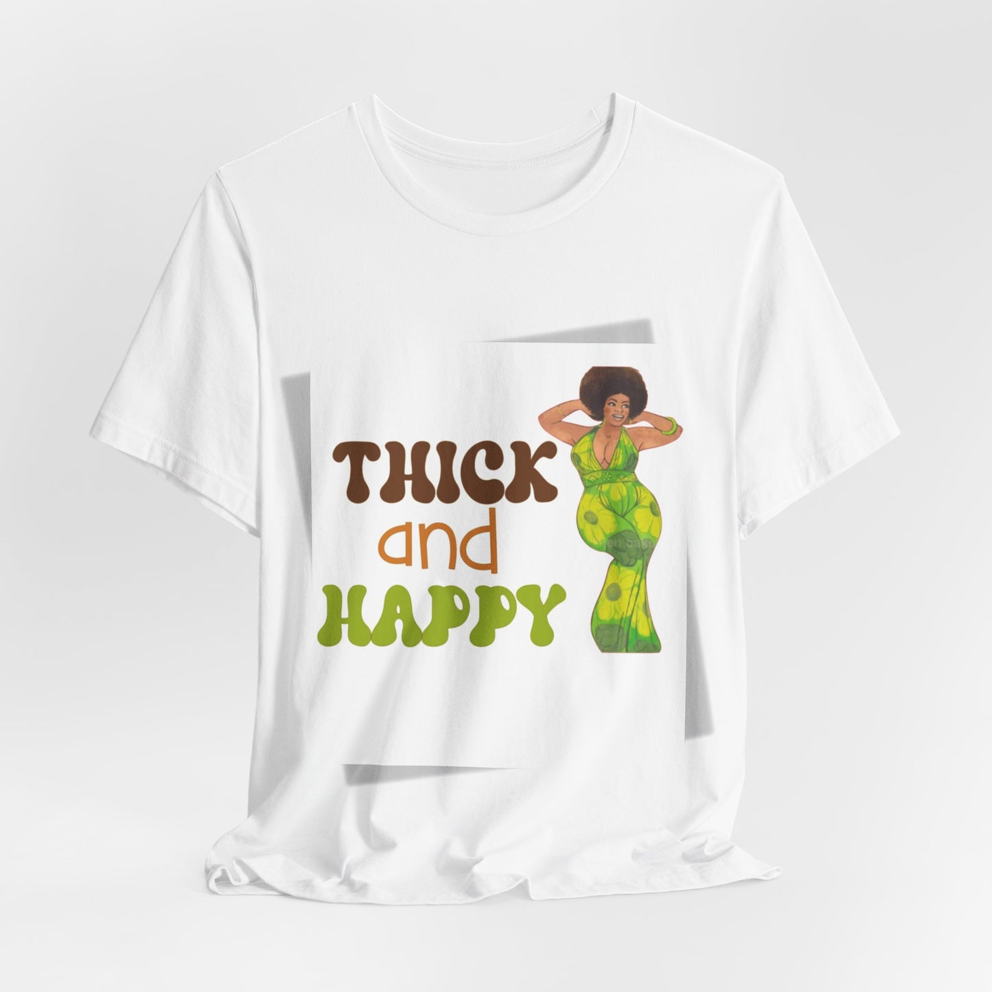 Thick and Happy Retro 2 Short Sleeve Tee