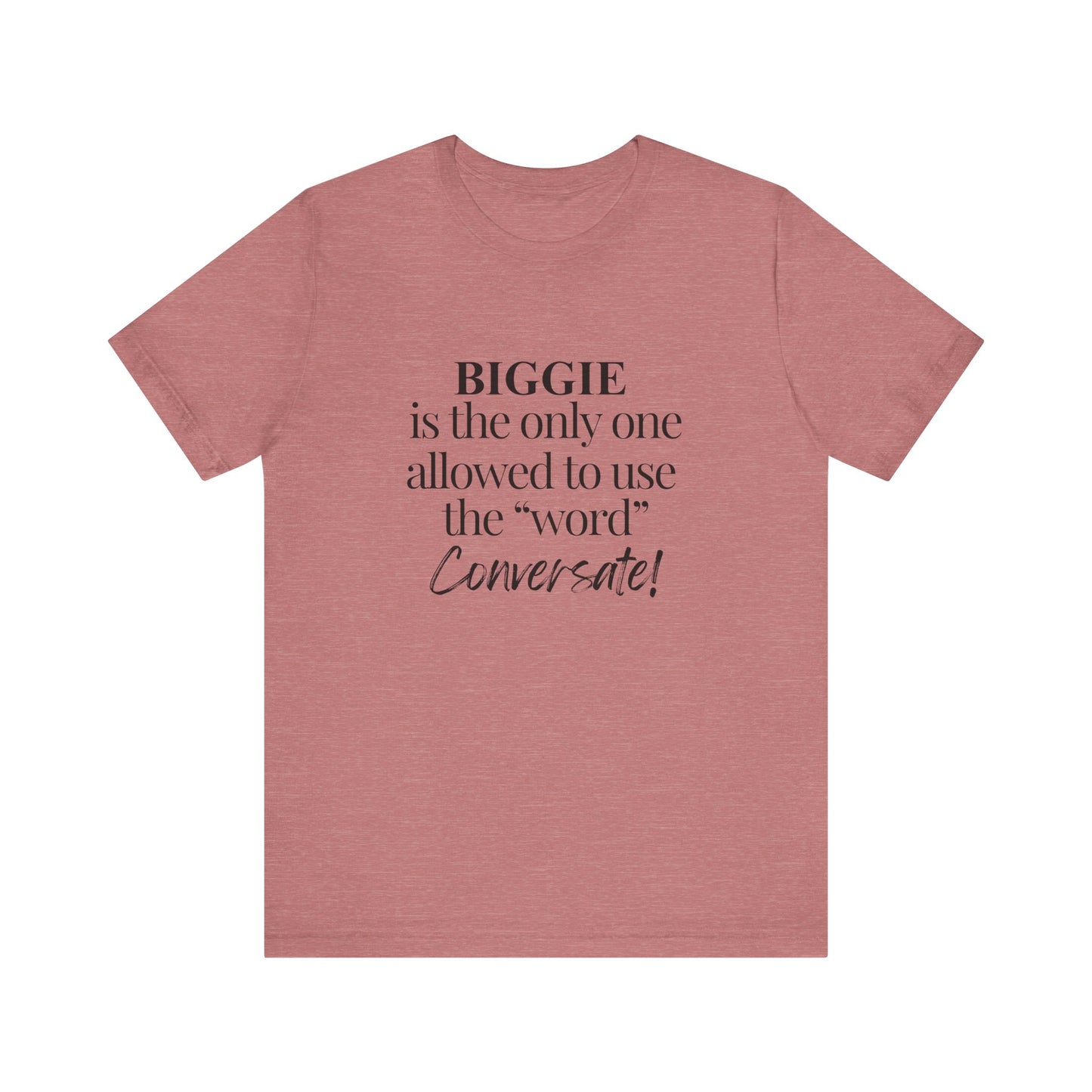 Conversate BLK Unisex Short Sleeve Tee