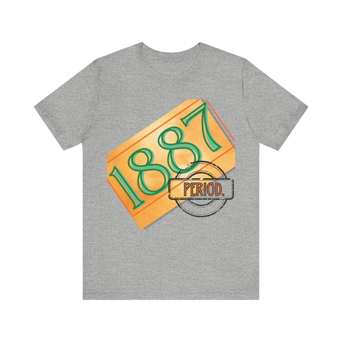 1887 Light Unisex Jersey Short Sleeve Tee