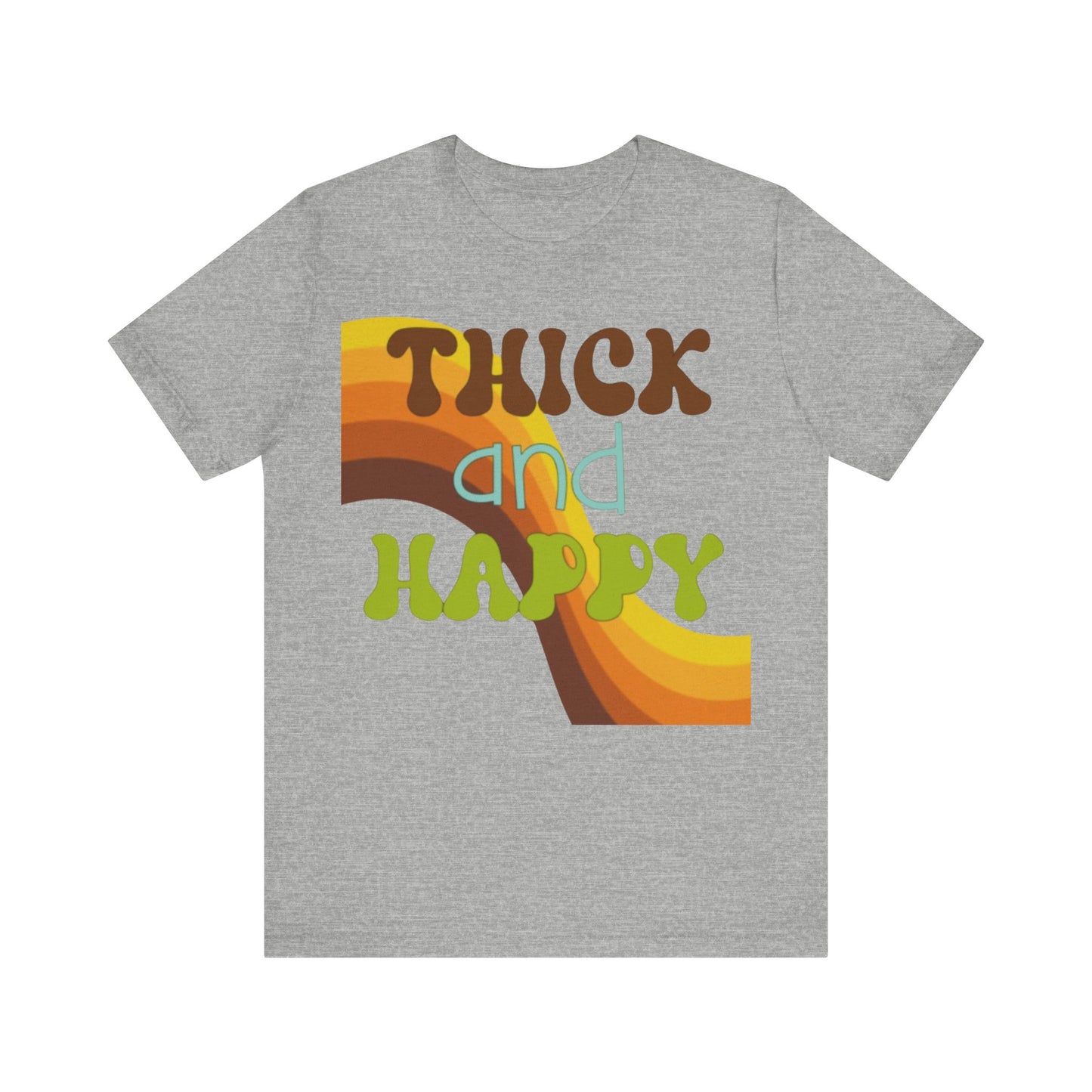 Thick and Happy Retro 1 Short Sleeve Tee