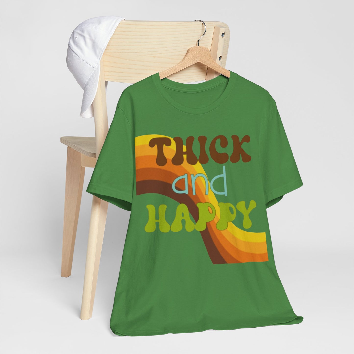 Thick and Happy Retro 1 Short Sleeve Tee