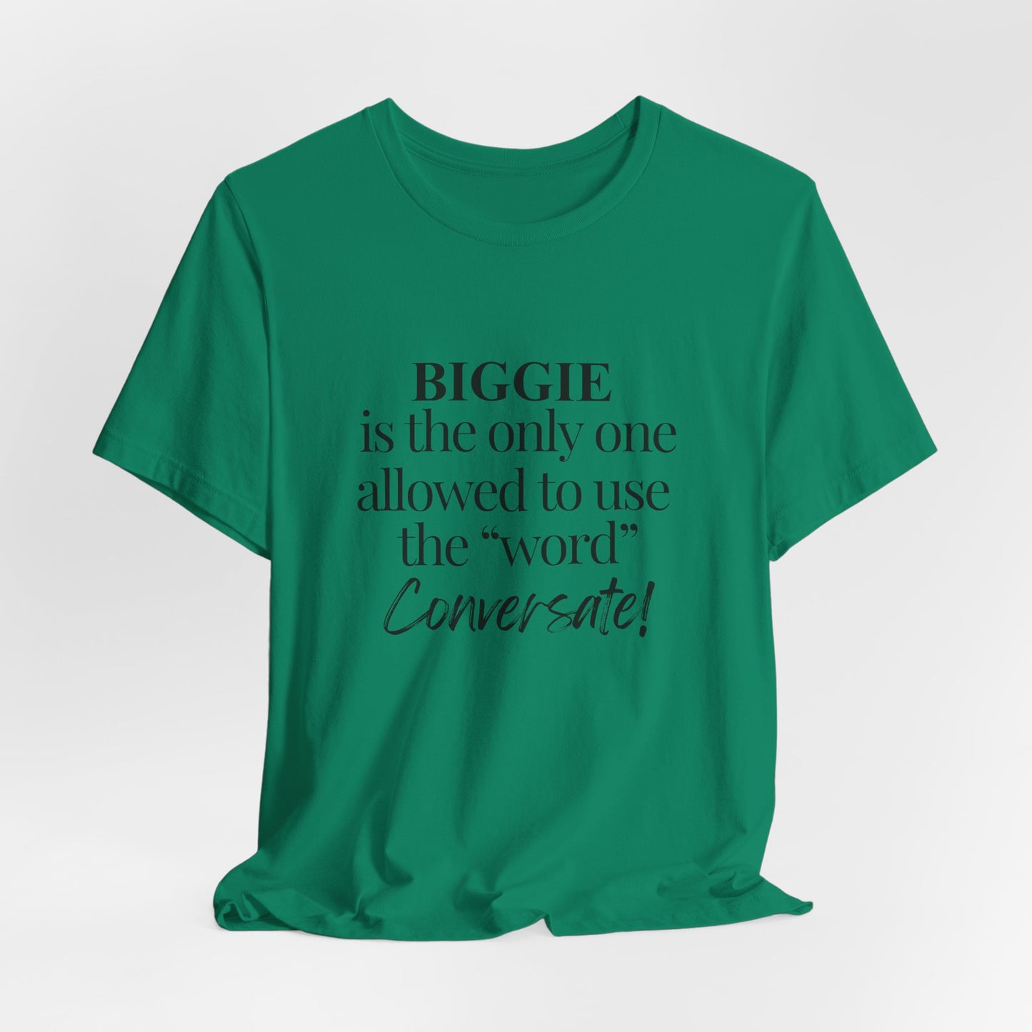 Conversate BLK Unisex Short Sleeve Tee
