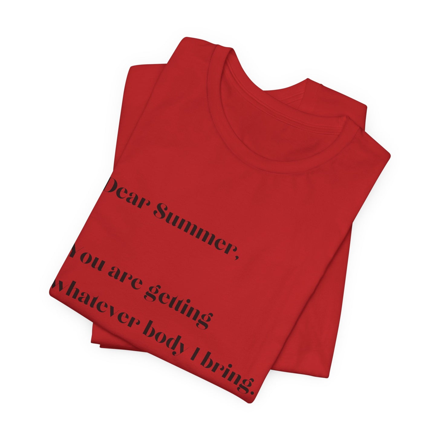 Summer Body Short Sleeve Tee