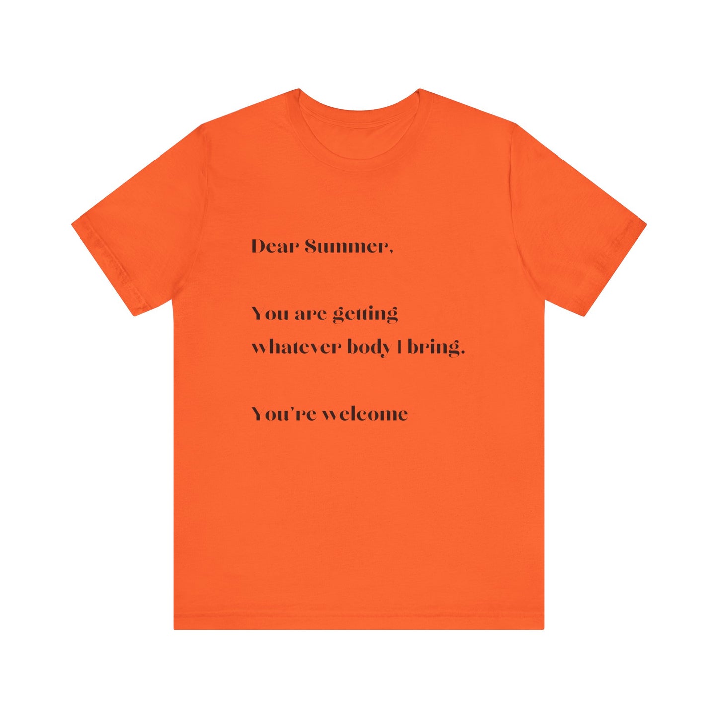 Summer Body Short Sleeve Tee