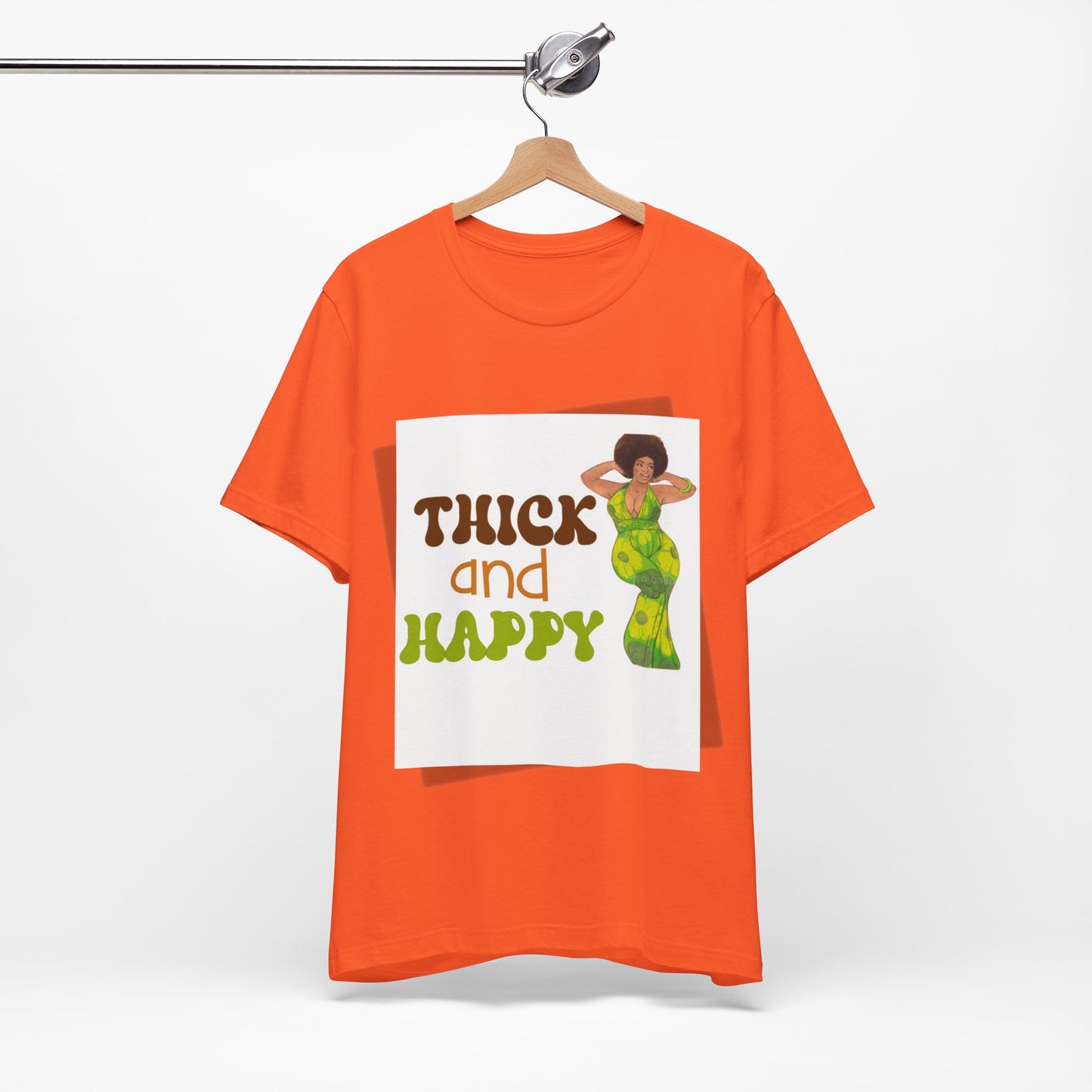 Thick and Happy Retro 2 Short Sleeve Tee