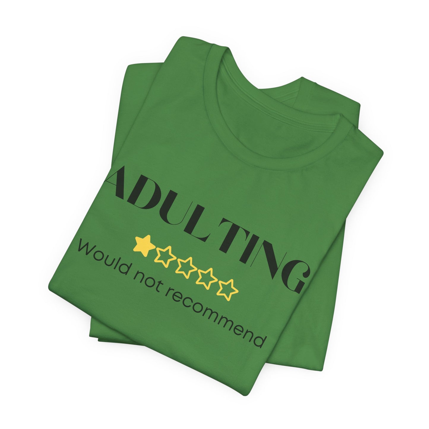 Adulting Unisex Jersey Short Sleeve Tee