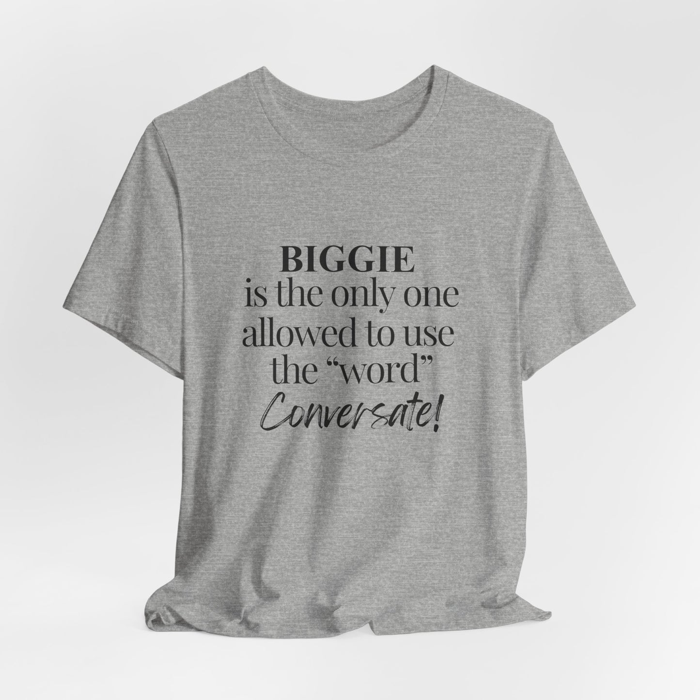 Conversate BLK Unisex Short Sleeve Tee