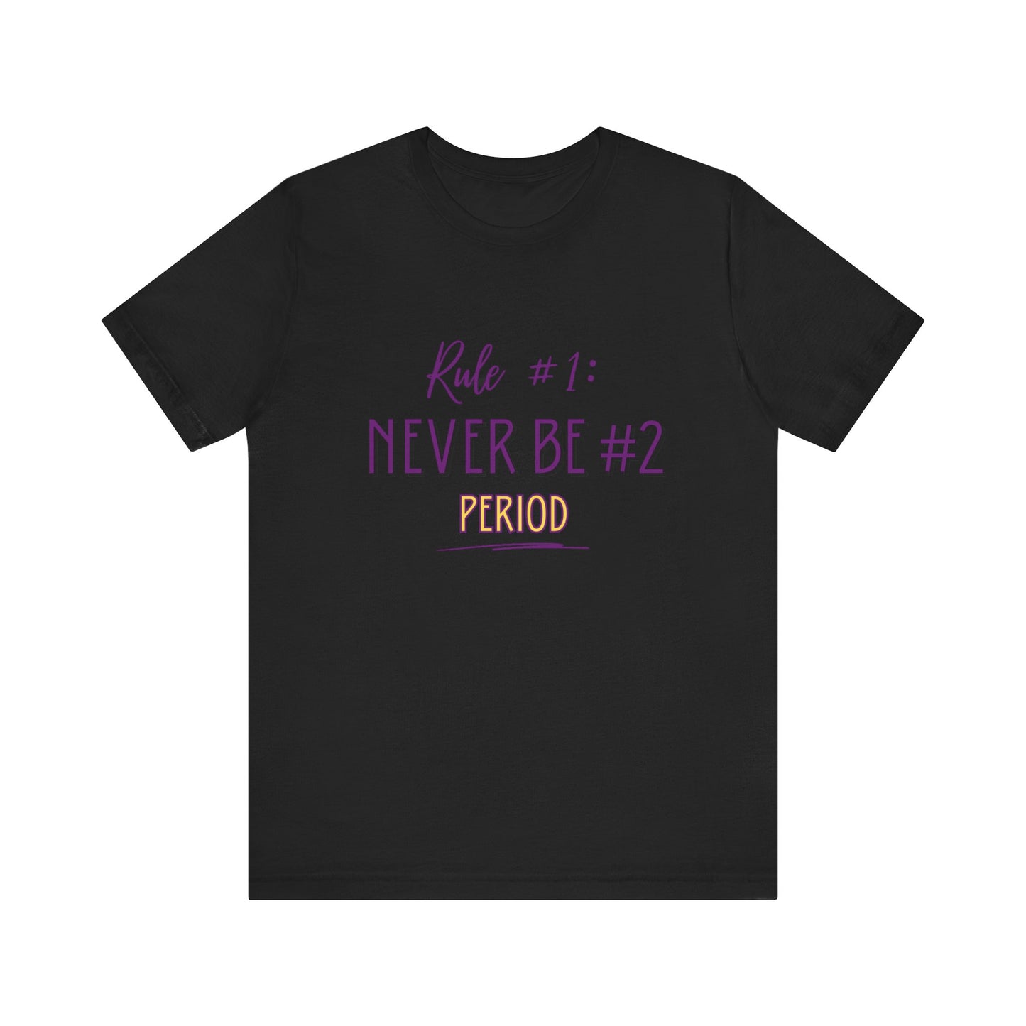 Rule #1 Purple Short Sleeve Tee