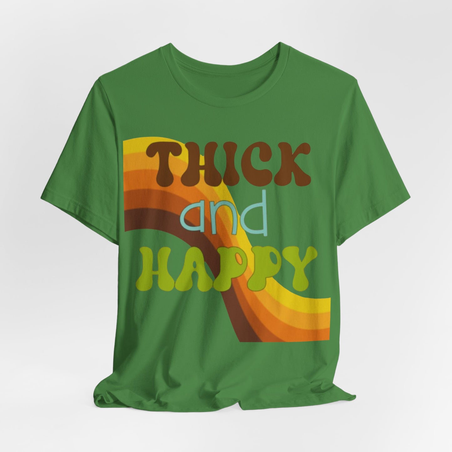 Thick and Happy Retro 1 Short Sleeve Tee