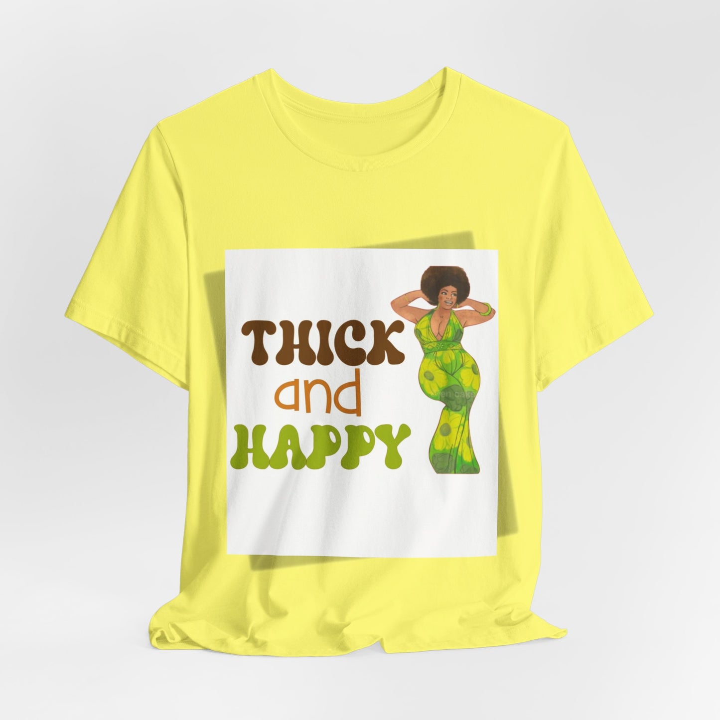 Thick and Happy Retro 2 Short Sleeve Tee