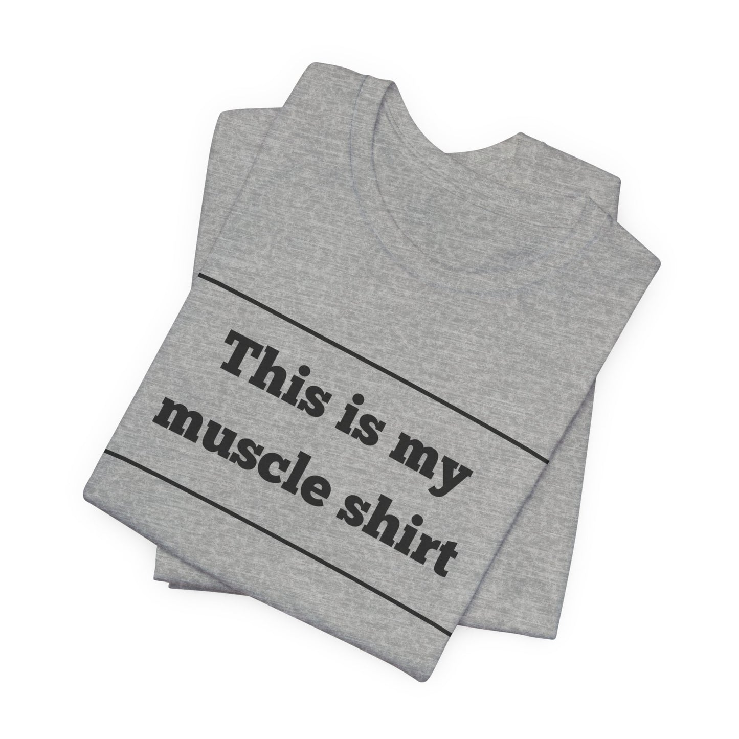 Muscle Shirt BLK Short Sleeve Tee