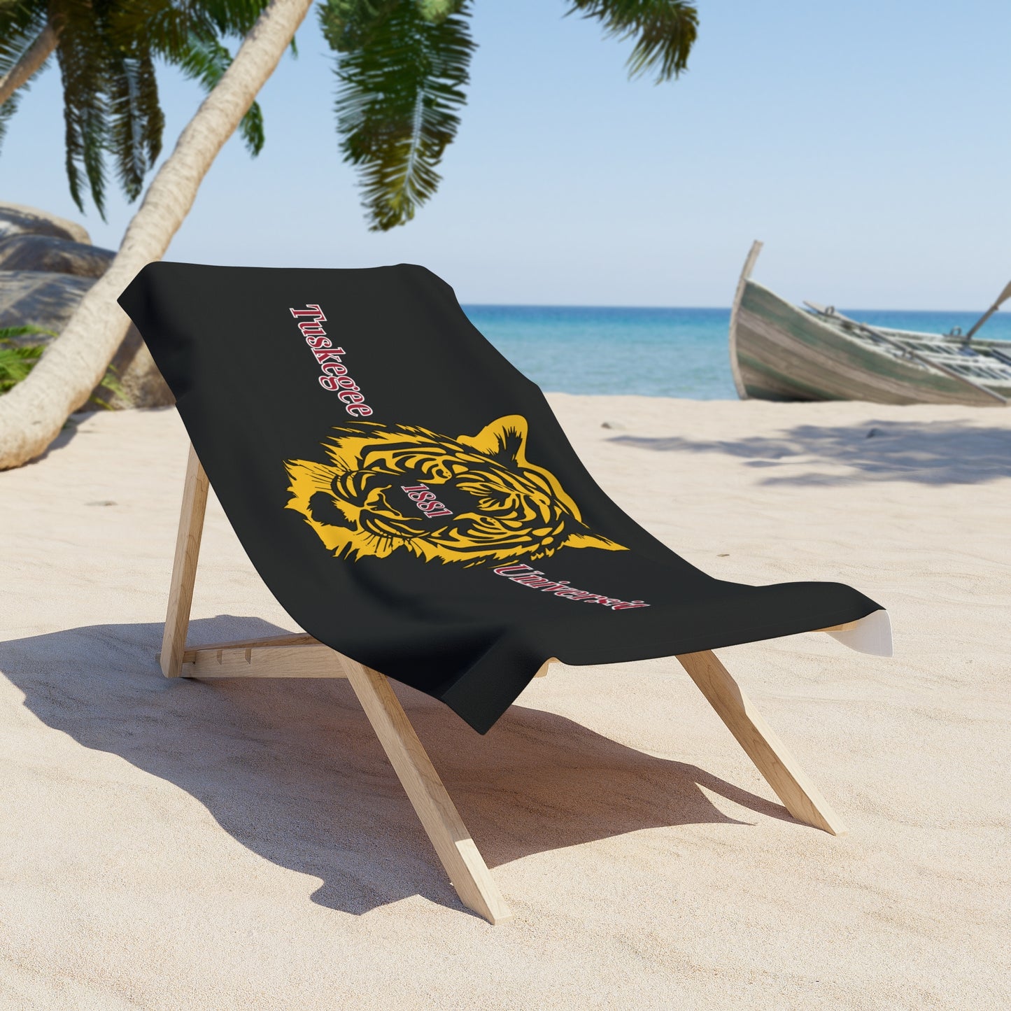 TU BLK Beach Towel