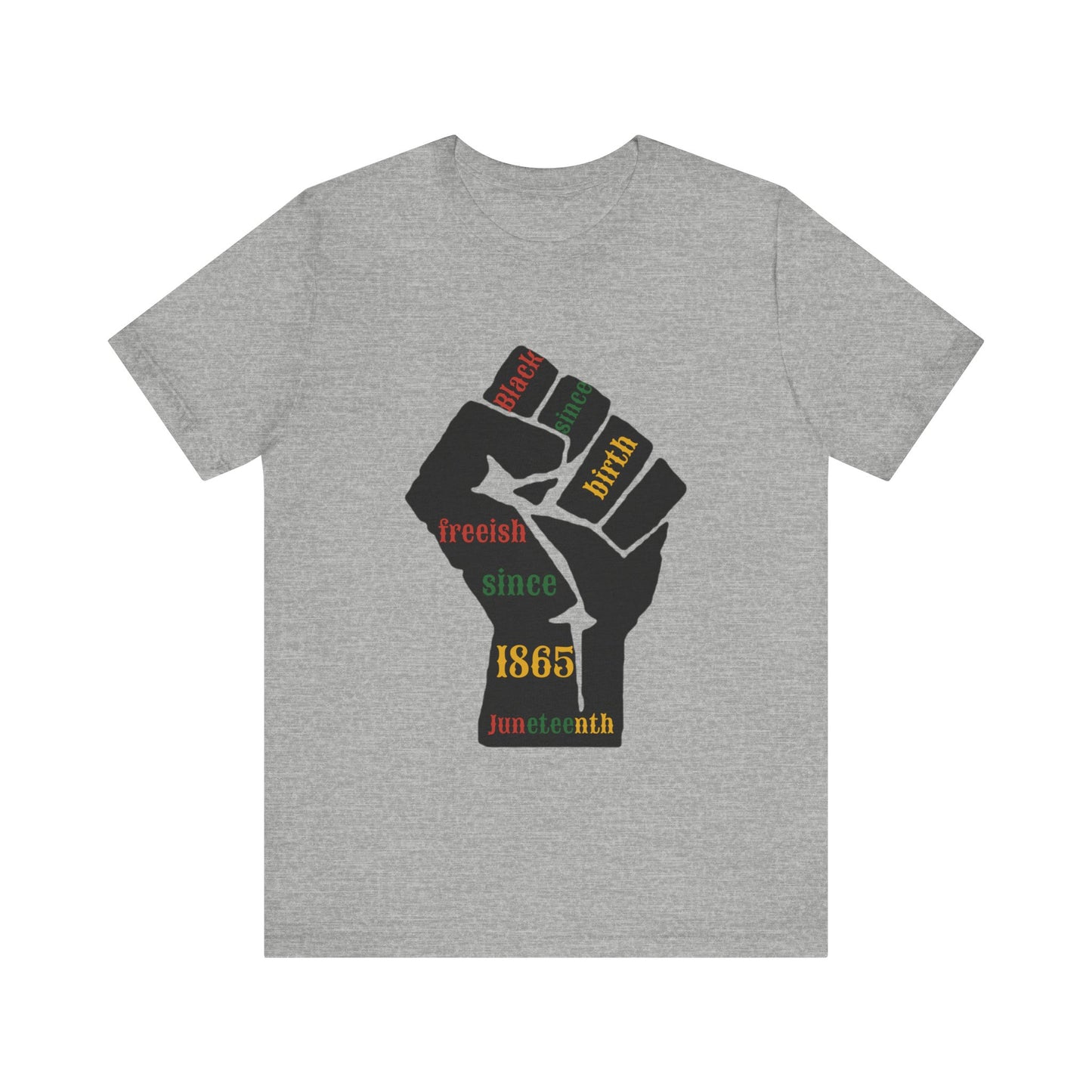 Black Fist Juneteenth Unisex Jersey Short Sleeve Tee