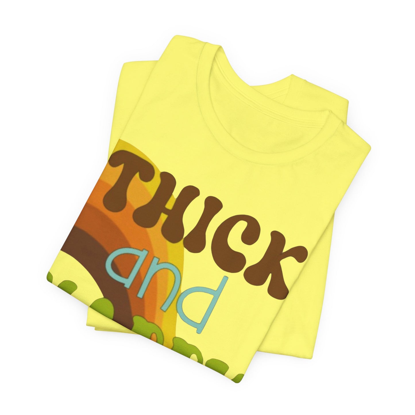 Thick and Happy Retro 1 Short Sleeve Tee