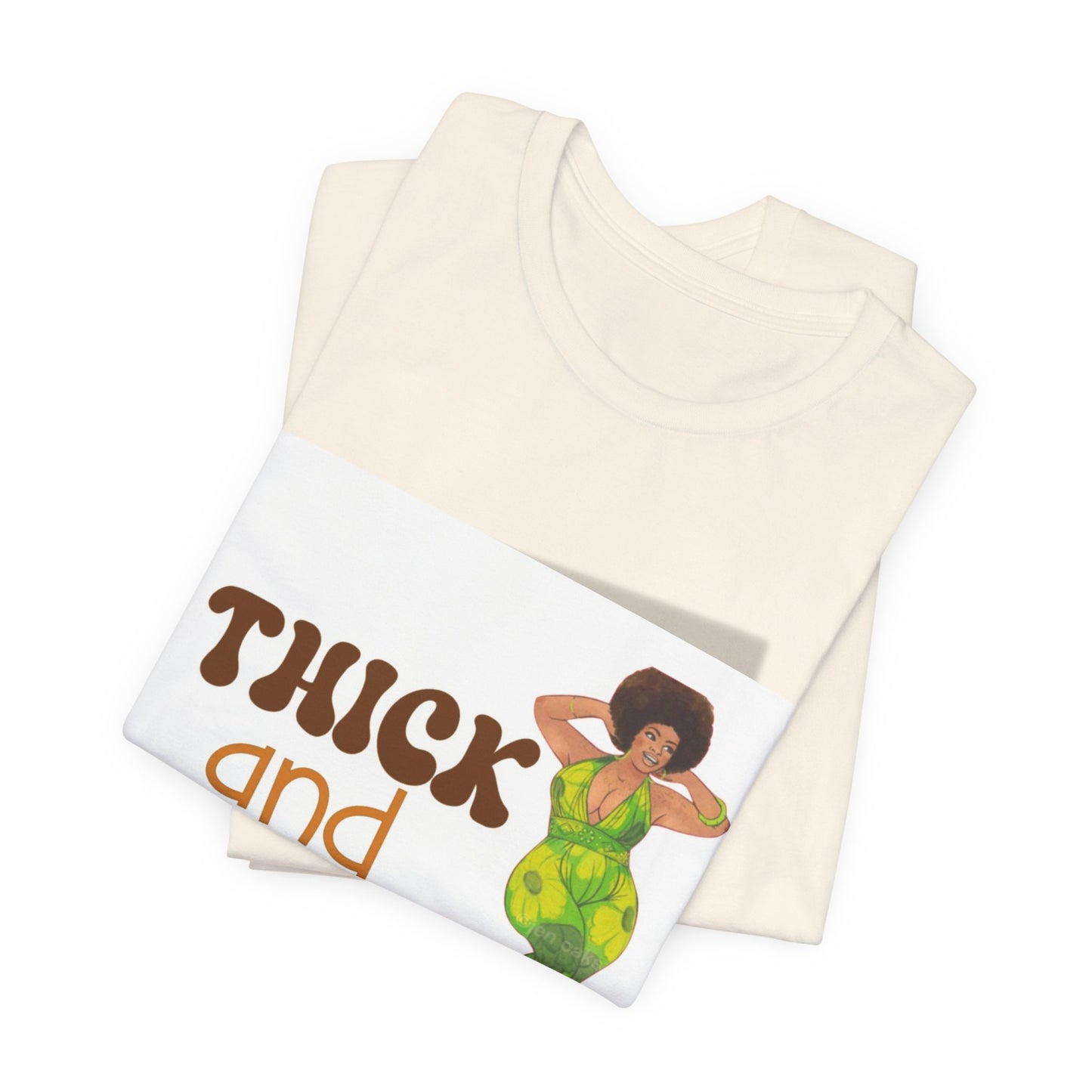 Thick and Happy Retro 2 Short Sleeve Tee