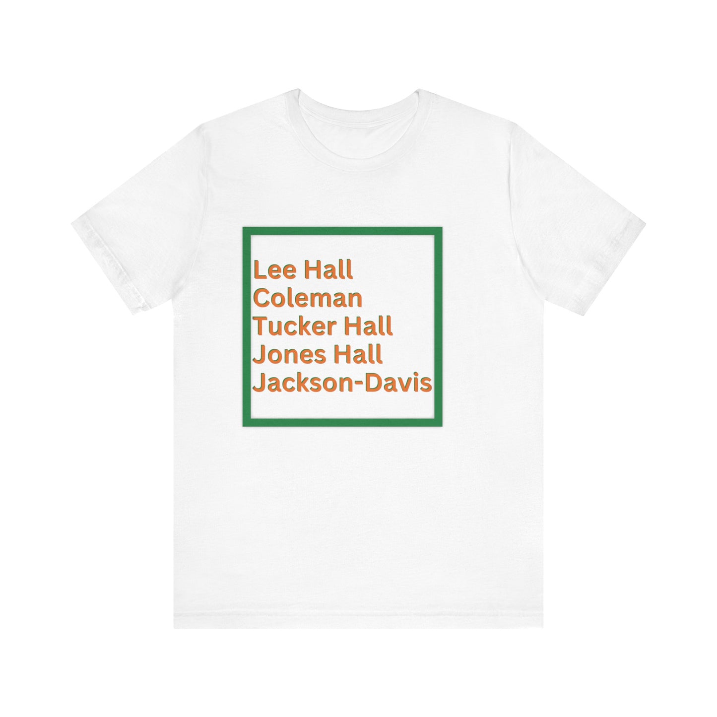 FAMU Buildings Unisex Jersey Short Sleeve Tee