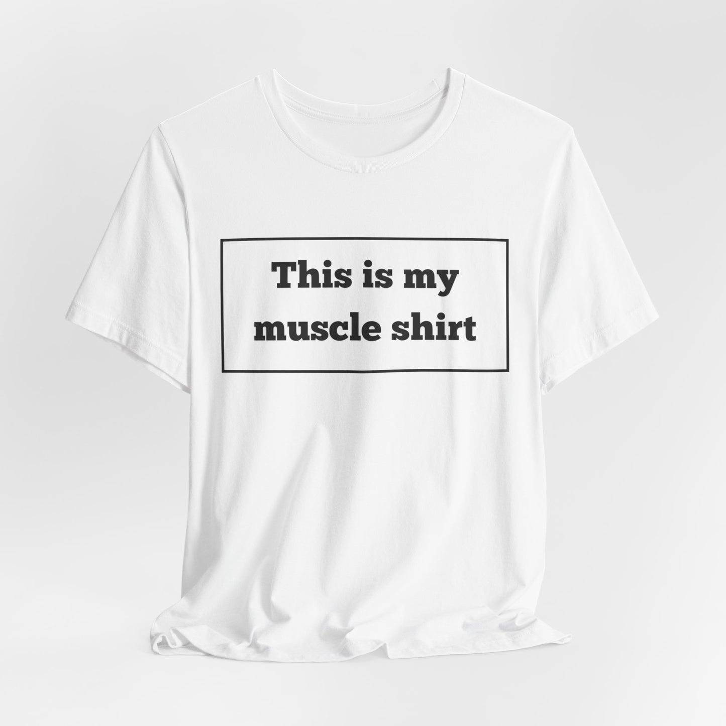 Muscle Shirt BLK Short Sleeve Tee