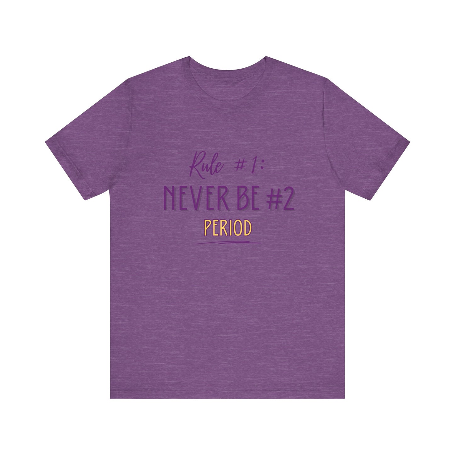 Rule #1 Purple Short Sleeve Tee