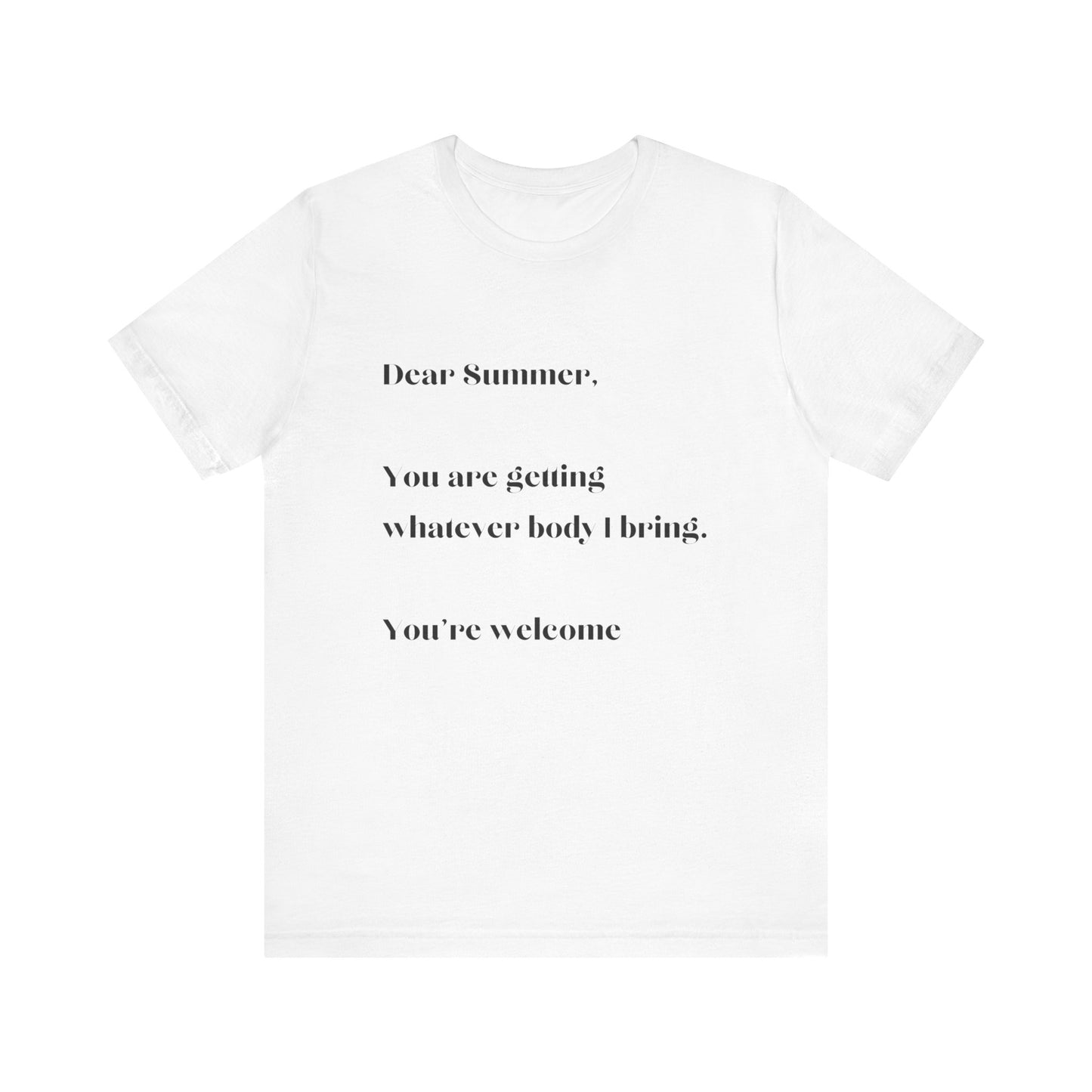 Summer Body Short Sleeve Tee