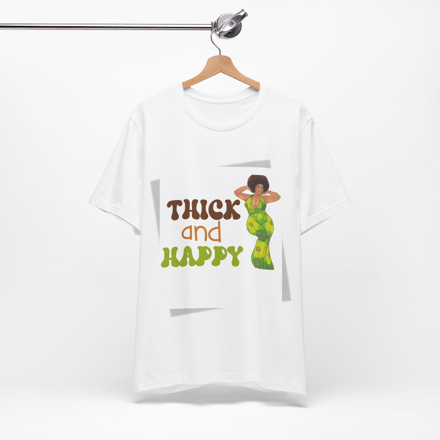 Thick and Happy Retro 2 Short Sleeve Tee