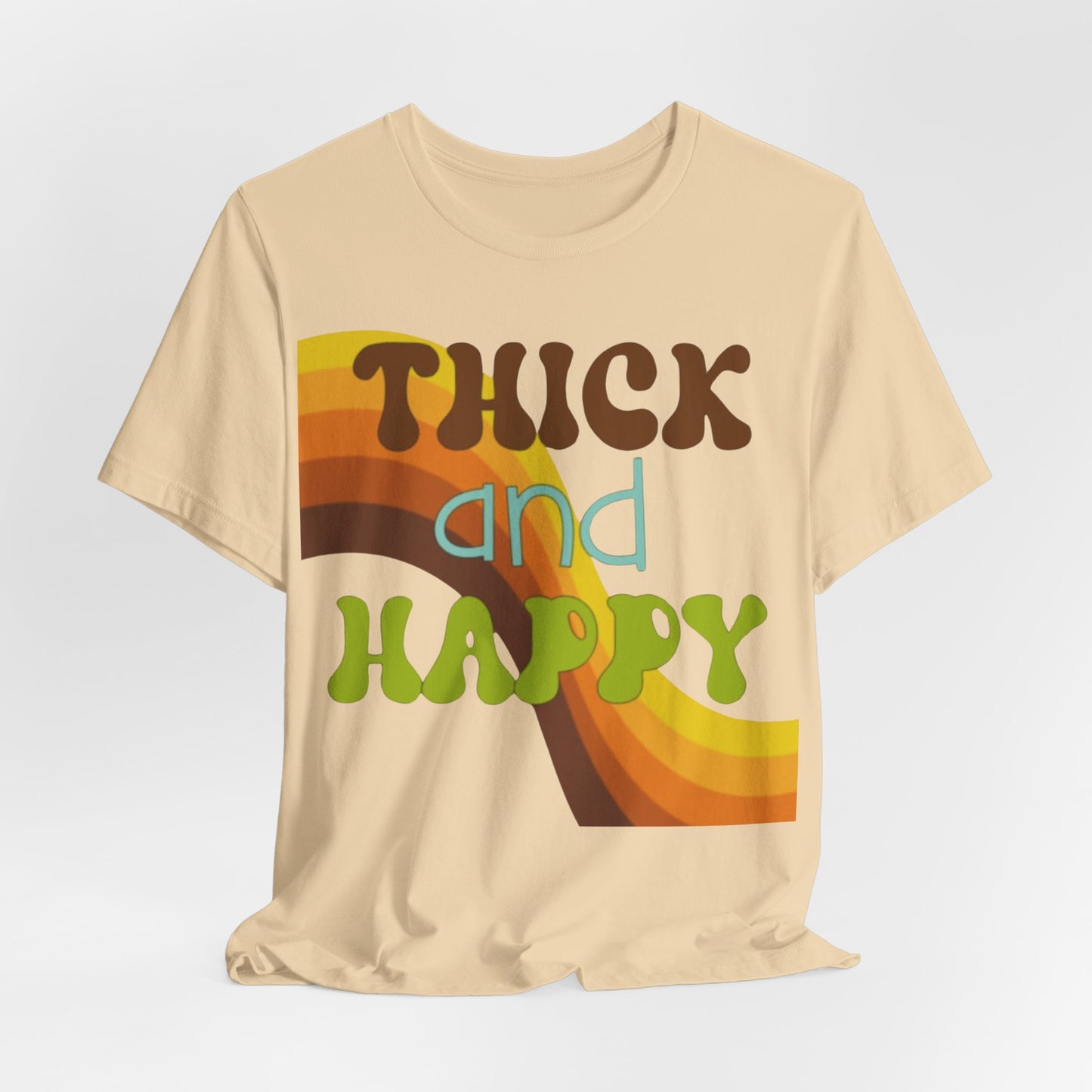 Thick and Happy Retro 1 Short Sleeve Tee