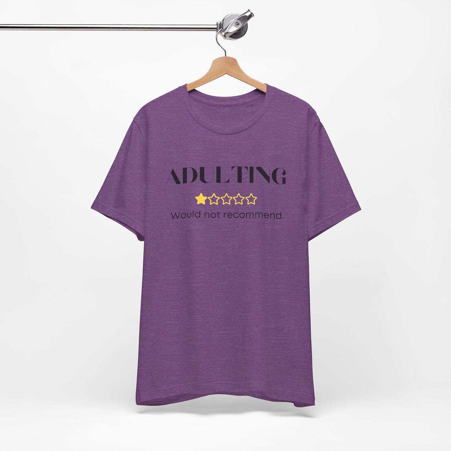 Adulting Unisex Jersey Short Sleeve Tee