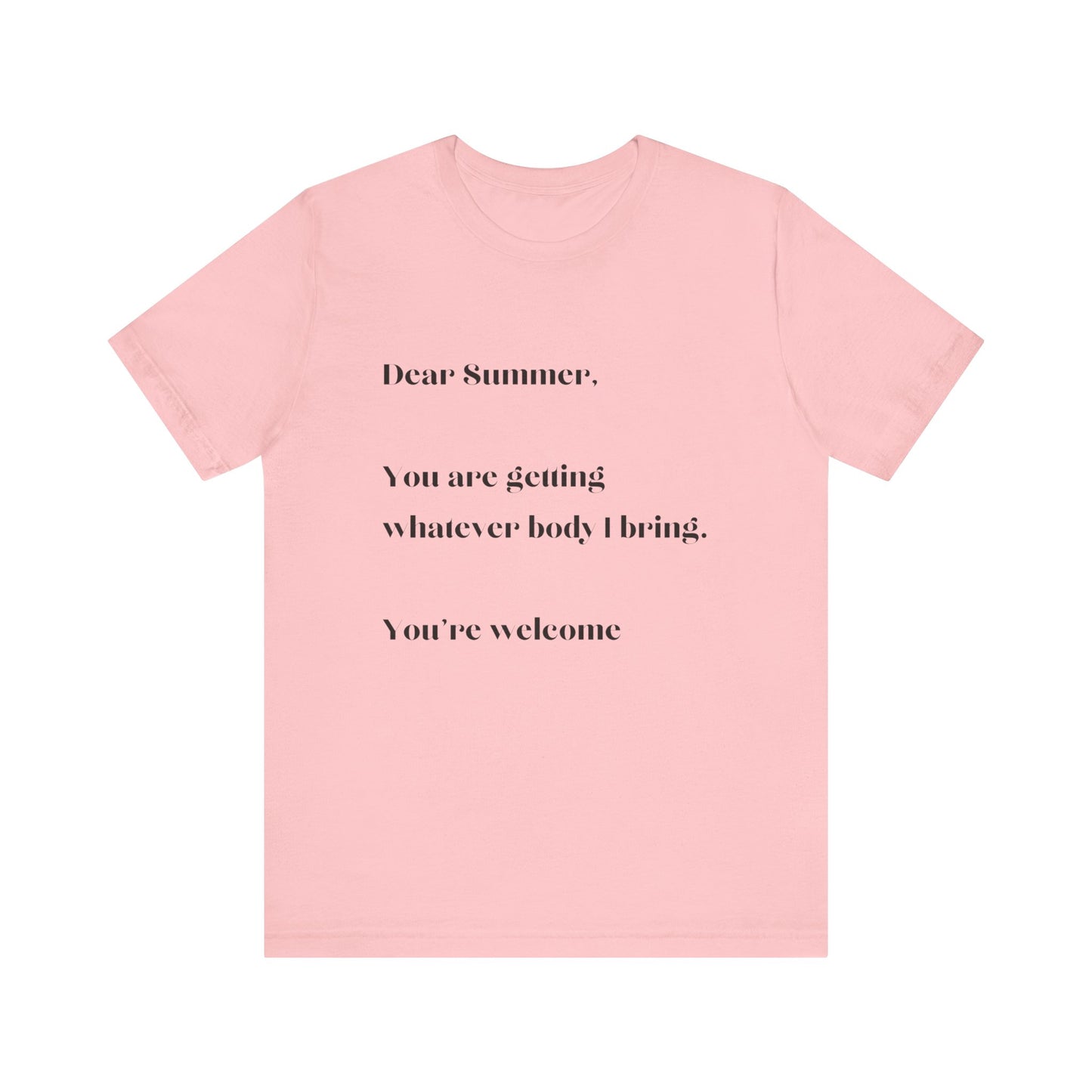 Summer Body Short Sleeve Tee