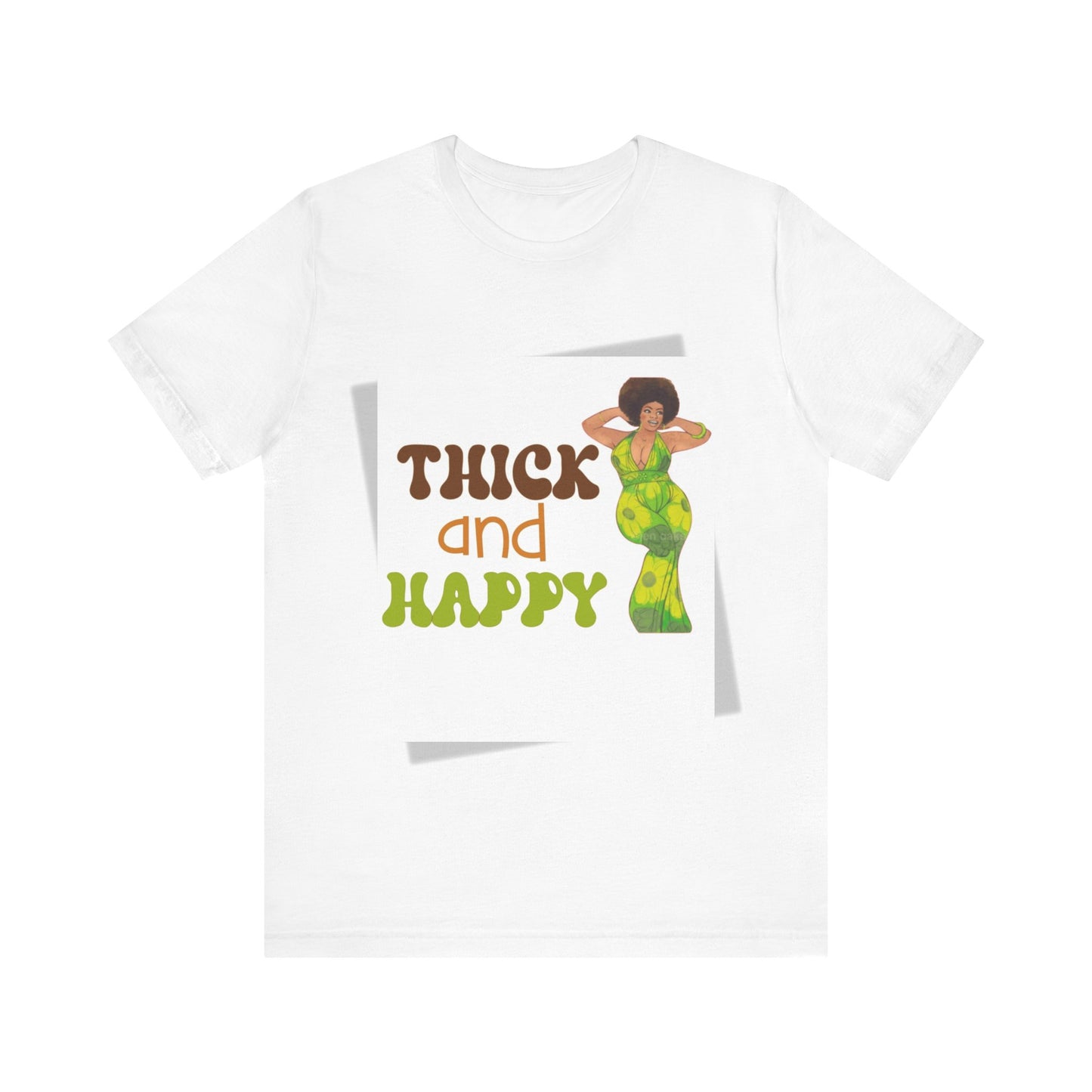 Thick and Happy Retro 2 Short Sleeve Tee