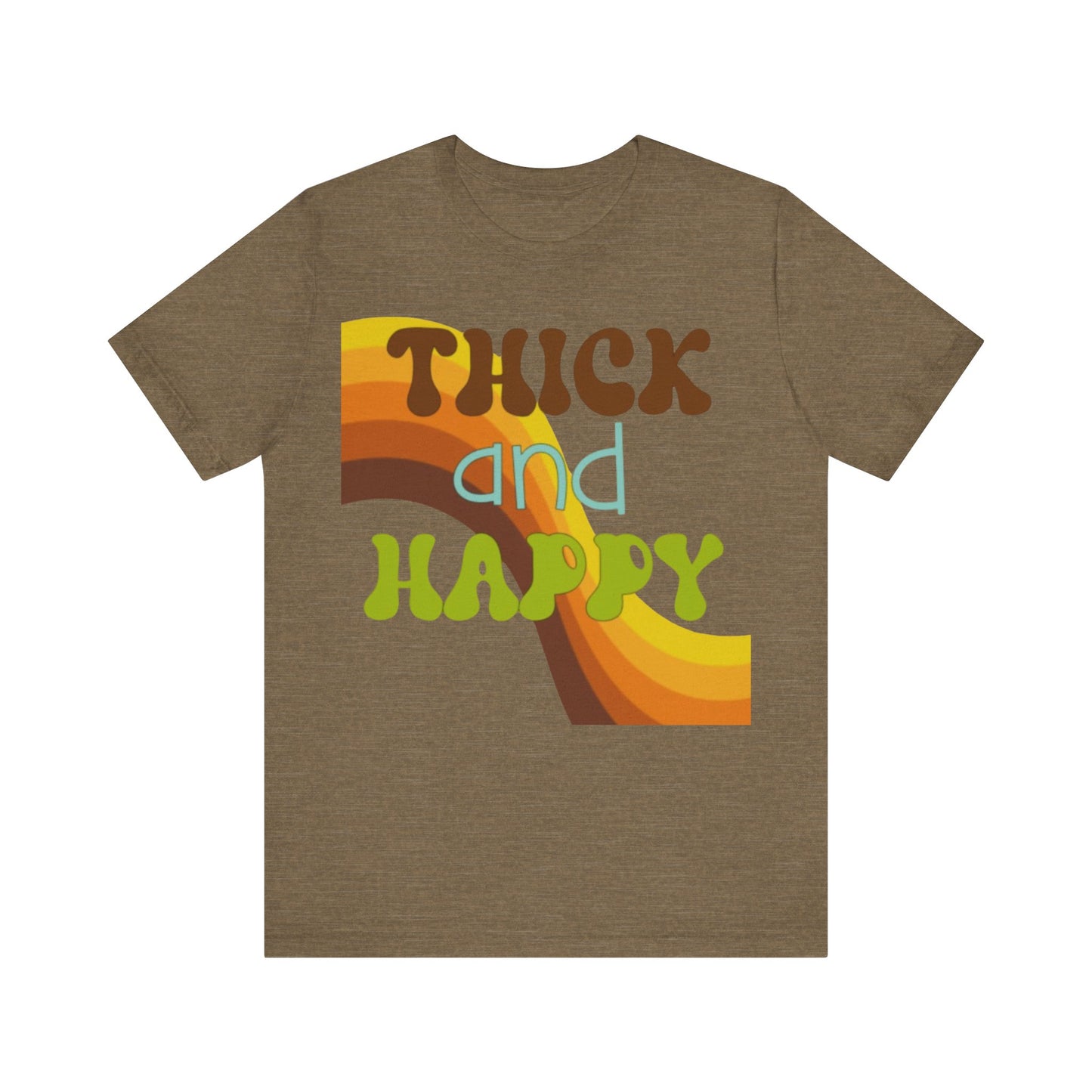 Thick and Happy Retro 1 Short Sleeve Tee