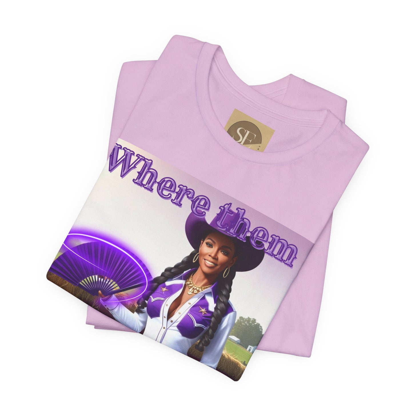 Purple Fan Tee