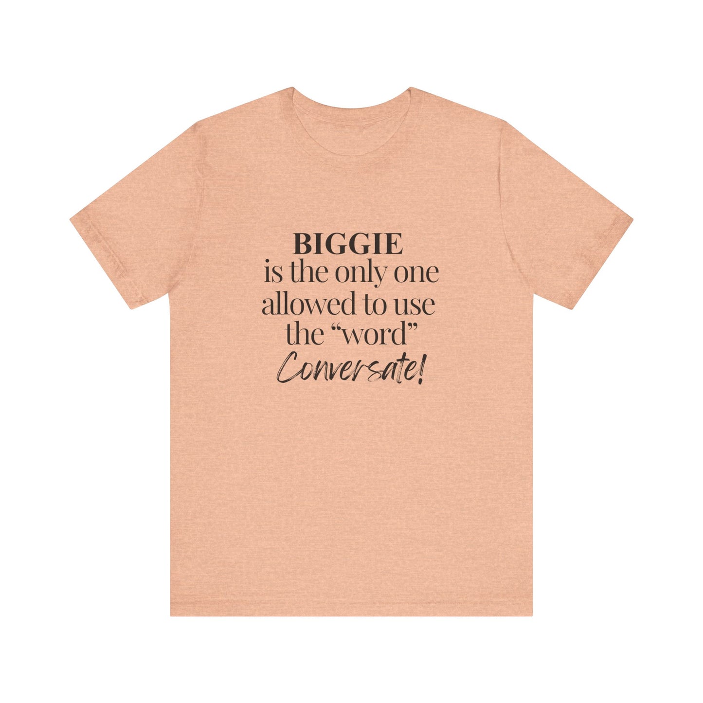 Conversate BLK Unisex Short Sleeve Tee