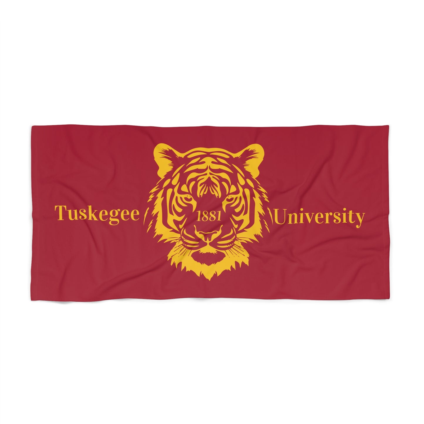 TU Red Beach Towel