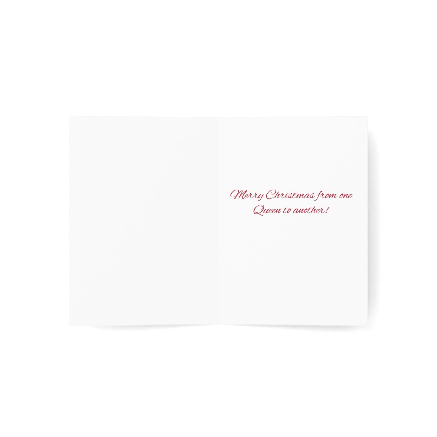 Modern Ms. Clause in Old School Car Greeting Cards (1, 10, 30, and 50pcs)