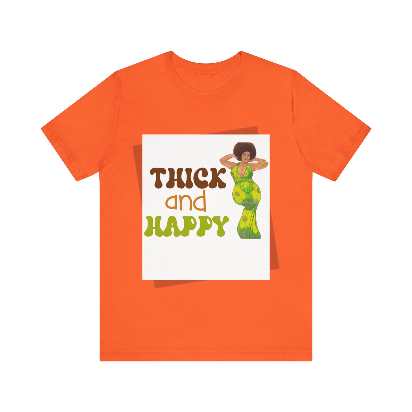 Thick and Happy Retro 2 Short Sleeve Tee