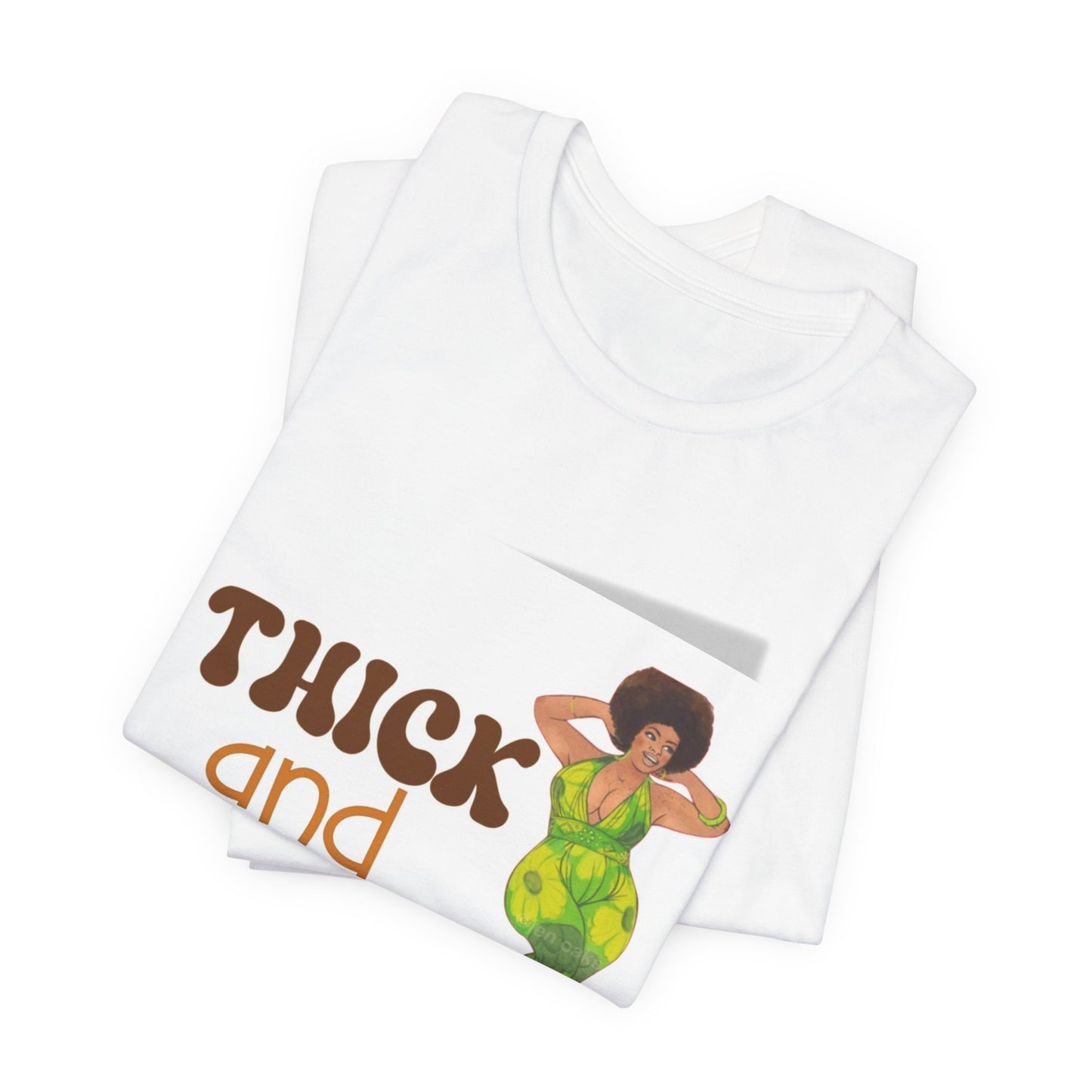 Thick and Happy Retro 2 Short Sleeve Tee