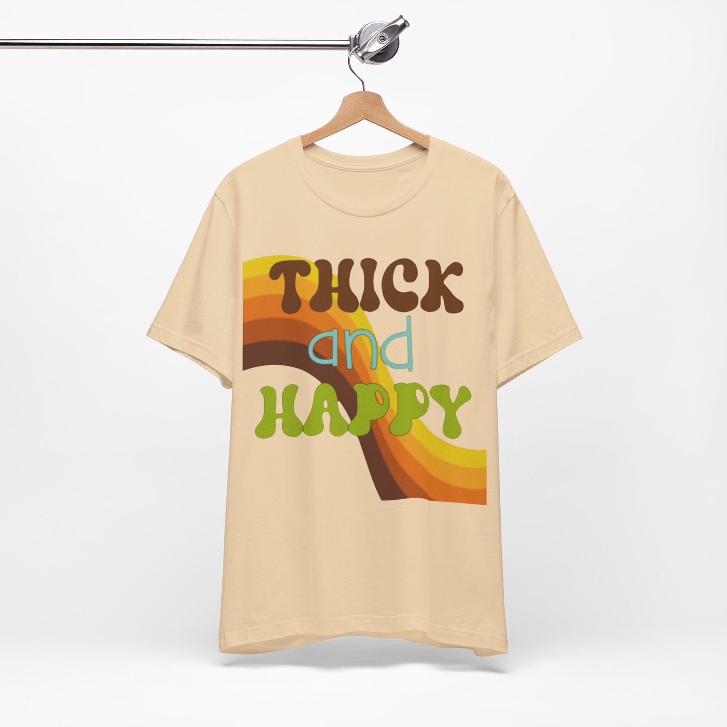 Thick and Happy Retro 1 Short Sleeve Tee