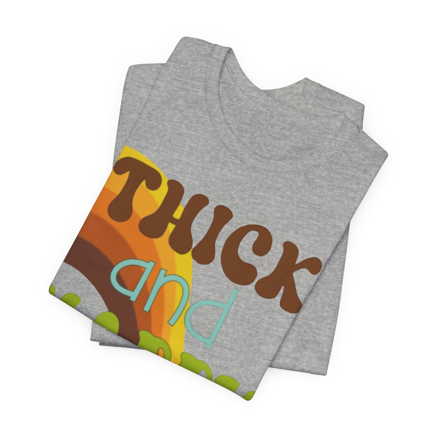 Thick and Happy Retro 1 Short Sleeve Tee