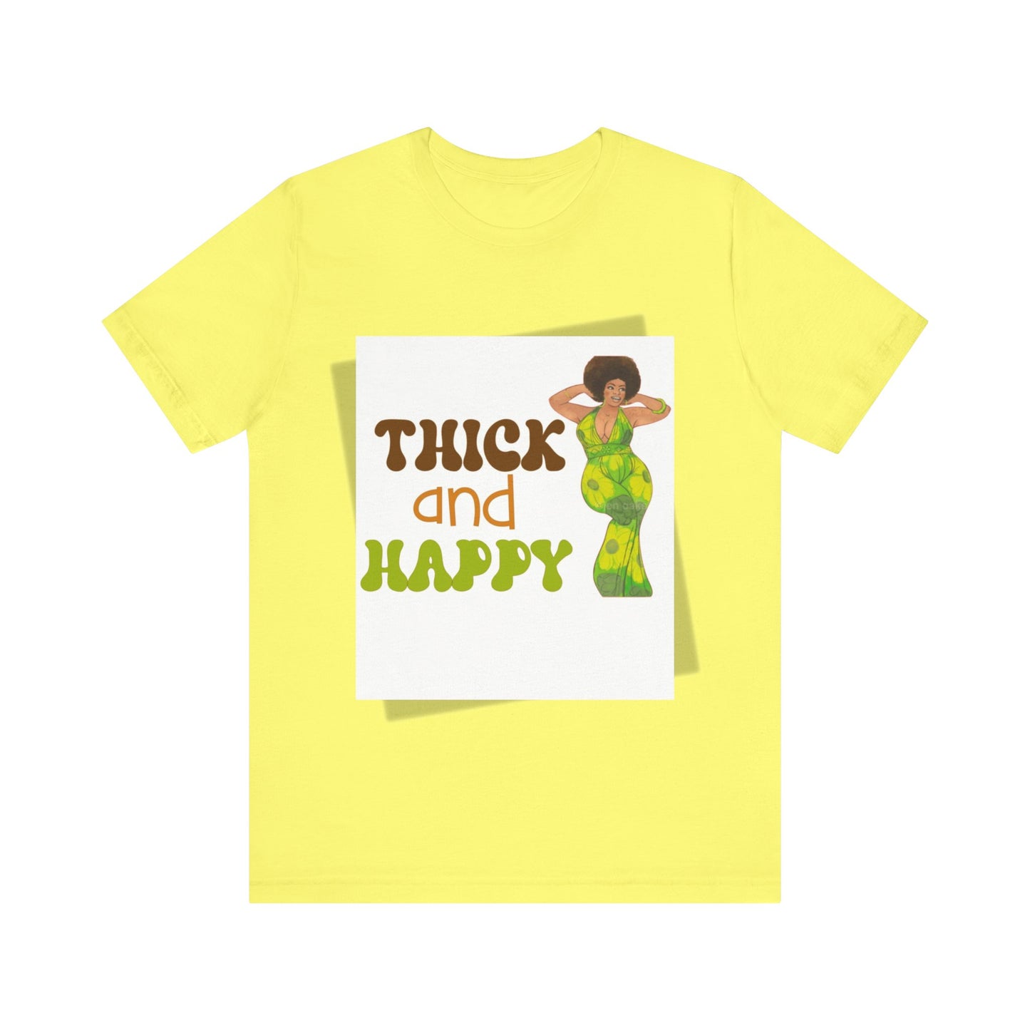 Thick and Happy Retro 2 Short Sleeve Tee