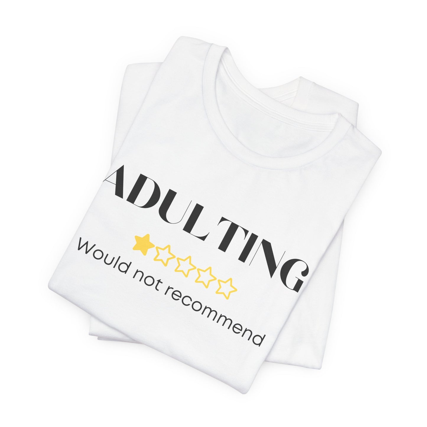 Adulting Unisex Jersey Short Sleeve Tee