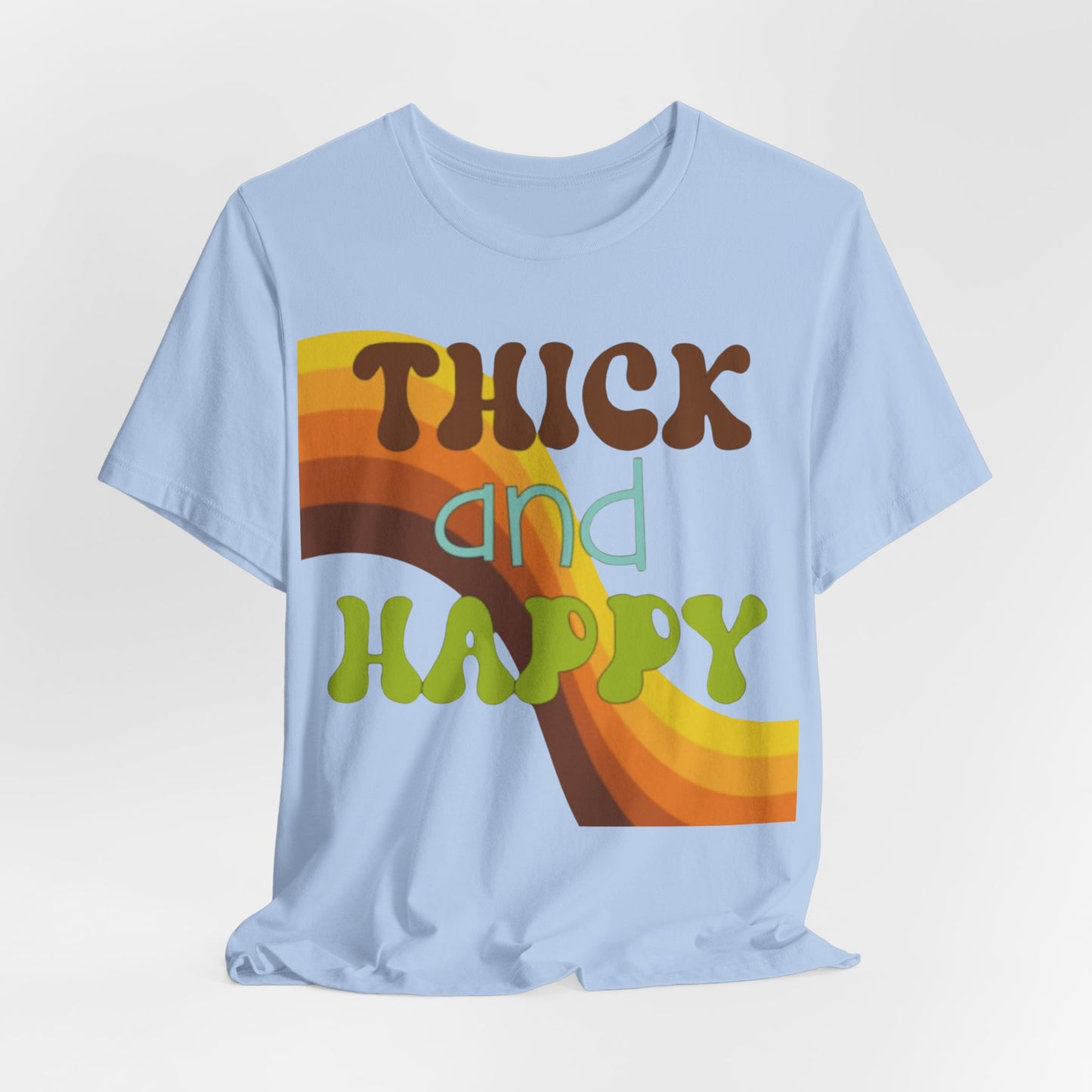 Thick and Happy Retro 1 Short Sleeve Tee