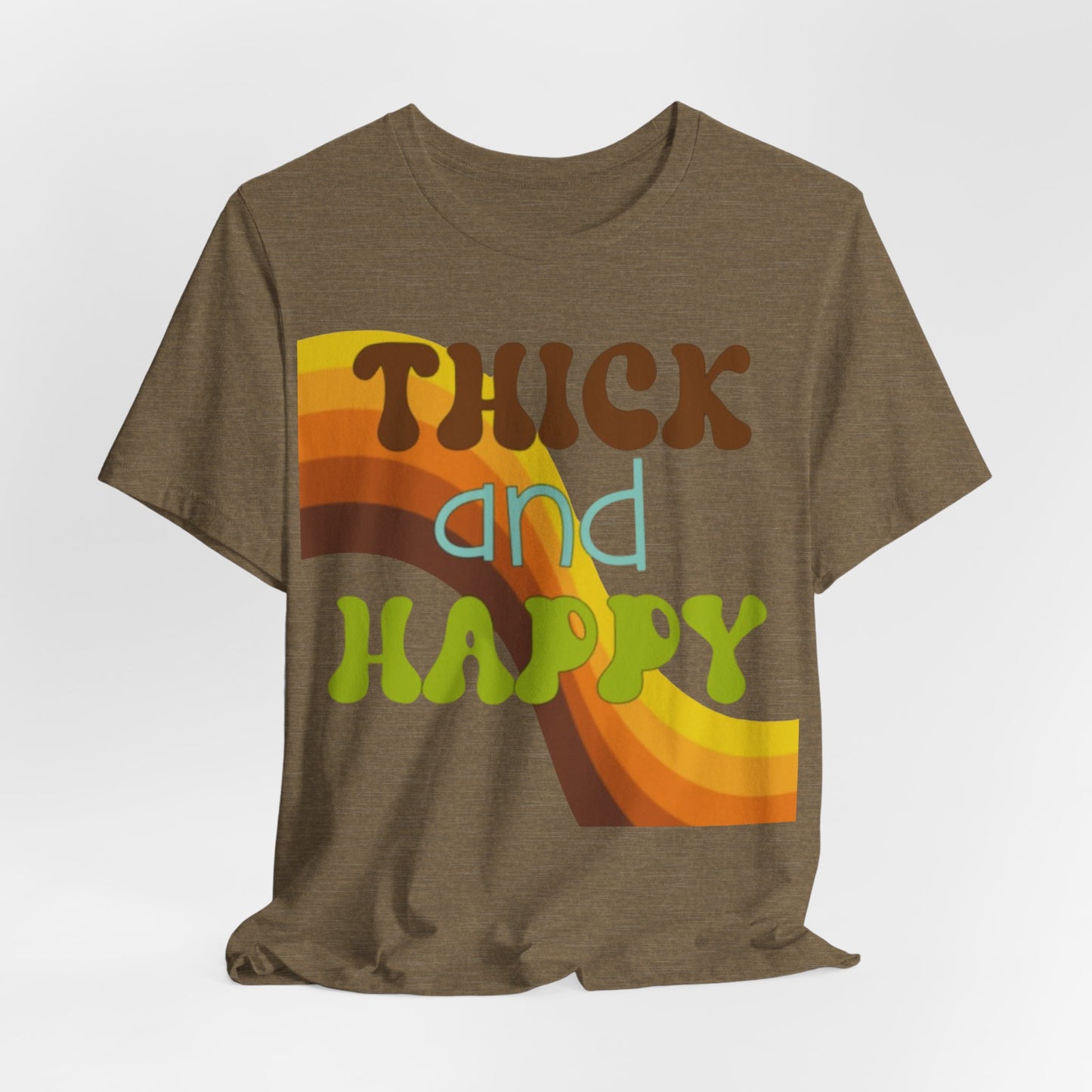 Thick and Happy Retro 1 Short Sleeve Tee