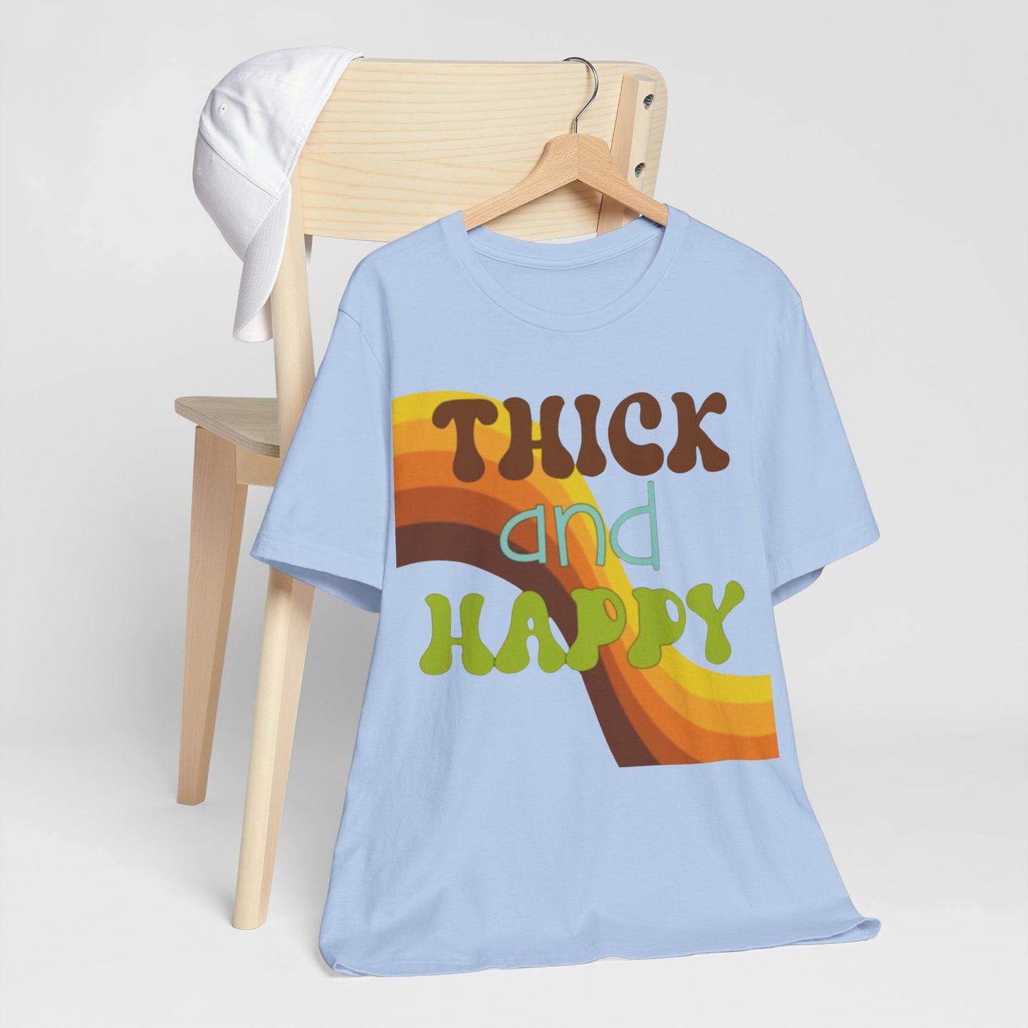 Thick and Happy Retro 1 Short Sleeve Tee