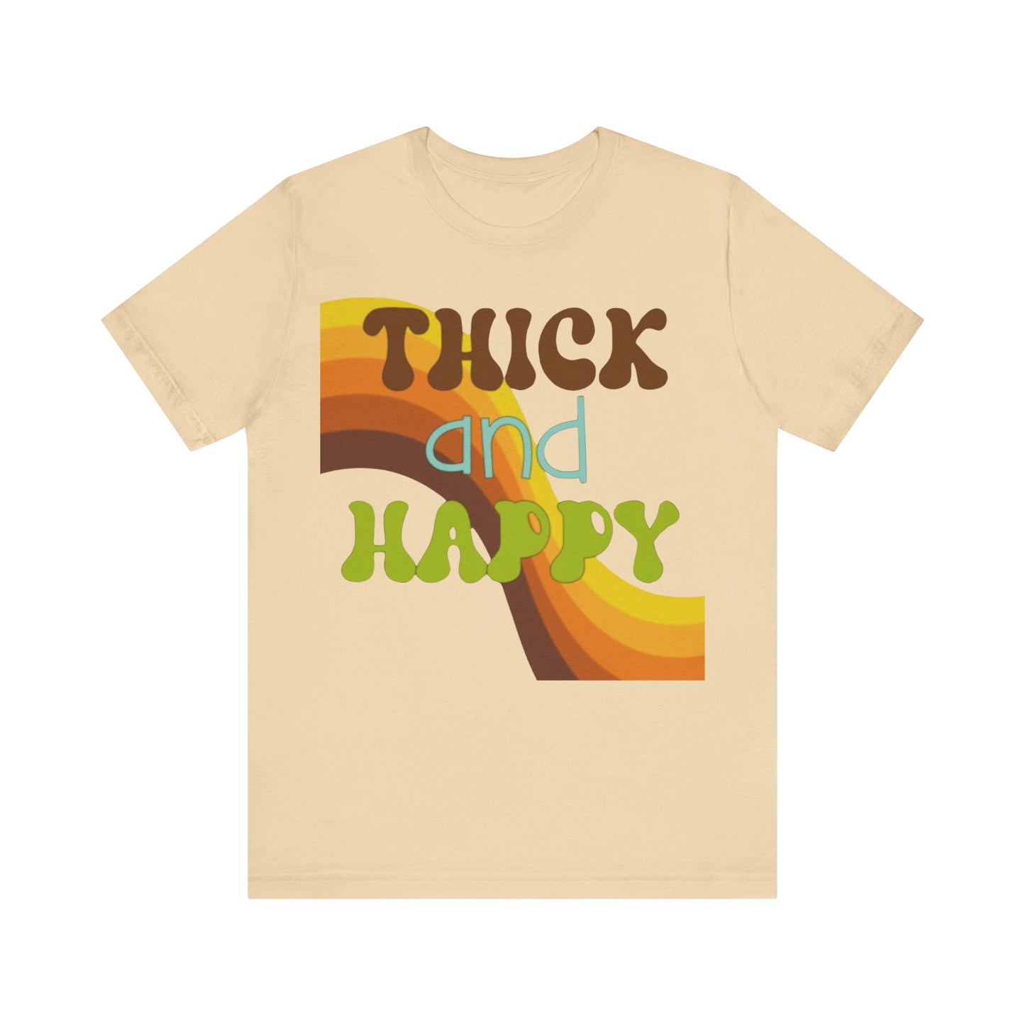 Thick and Happy Retro 1 Short Sleeve Tee